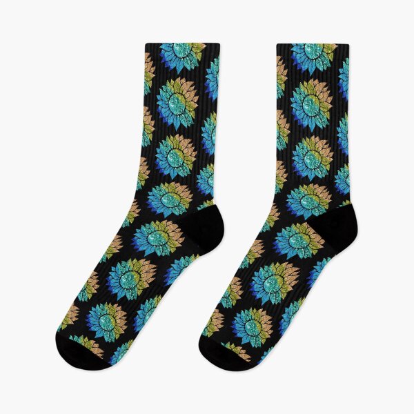 Item preview, Rainbow Glitter SunFlower  designed and sold by TrendyGlitter.