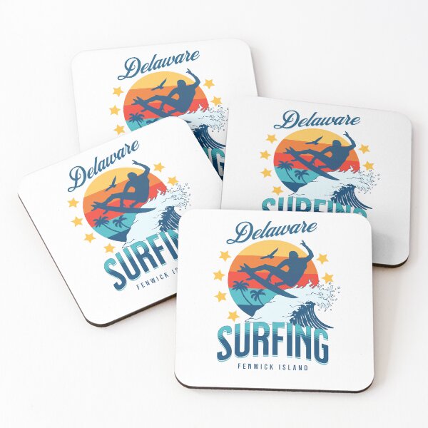Item preview, Fenwick Island Delaware Surfing Fun Exciting Design! designed and sold by gratefulshop.