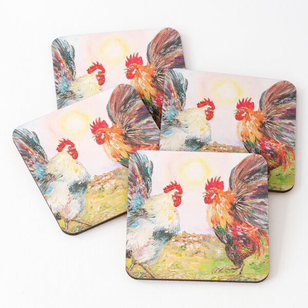 Item preview, Cockfight In The Morning designed and sold by Natalia_Shchip.