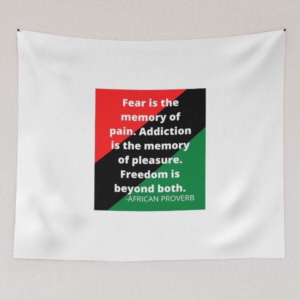 Item preview, African proverb: pain, pleasure, and freedom designed and sold by AfricanProverbs.