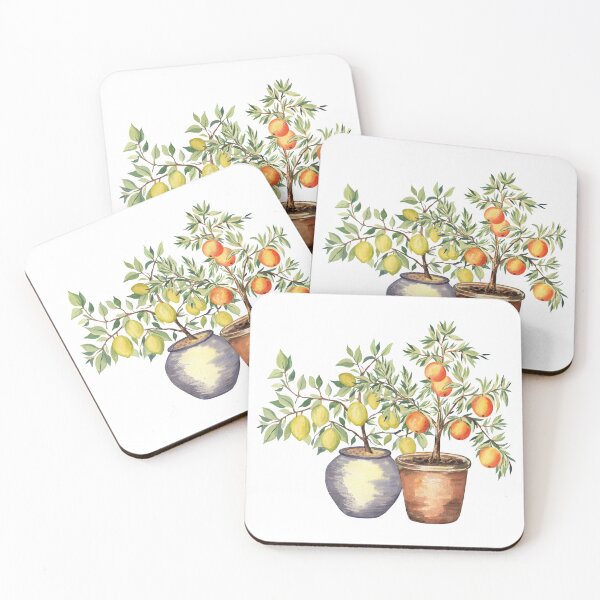 Item preview, Lemon and Orange Trees in Pots designed and sold by Flowersforbear.