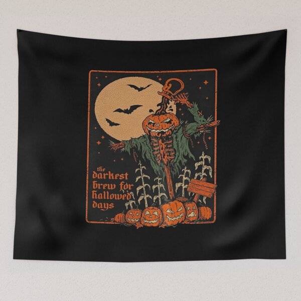 Item preview, Halloween Pumpkin The Darkest Brew For Hallowed Days designed and sold by HorsesForLife15.