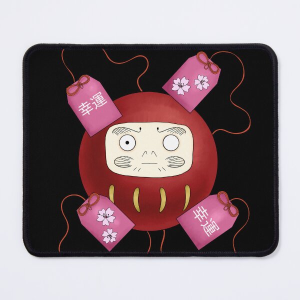 Item preview, daruma doll omamori japanese lucky charms designed and sold by indiVisibl.
