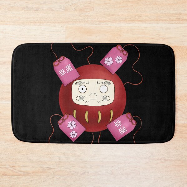 Item preview, daruma doll omamori japanese lucky charms designed and sold by indiVisibl.