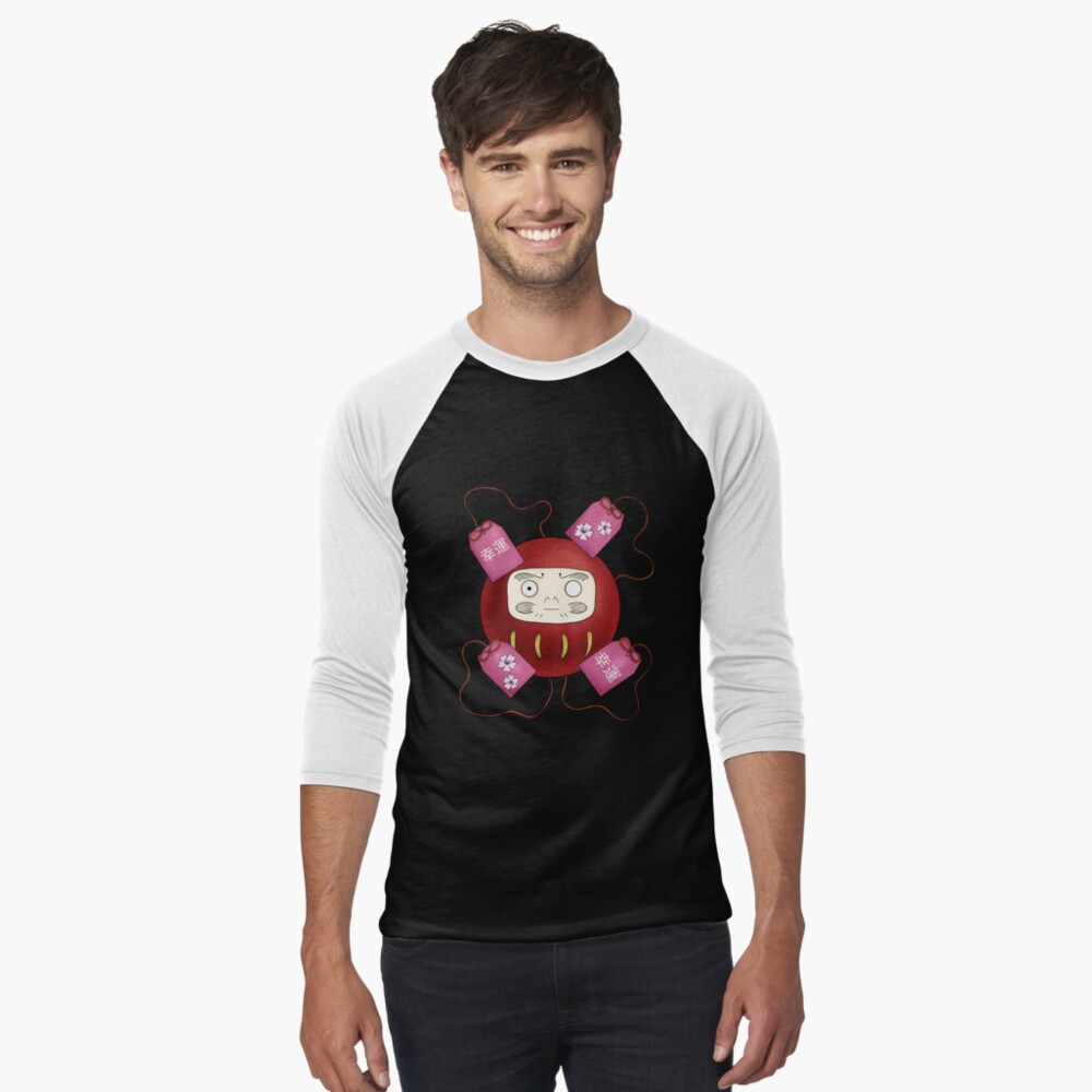 Item preview, Baseball ¾ Sleeve T-Shirt designed and sold by indiVisibl.