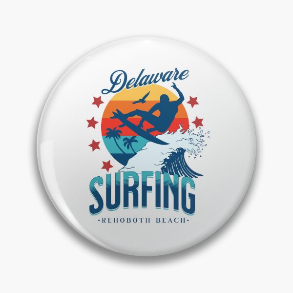 Item preview, Delaware Surfing Proud!  Unique Rehoboth Beach DE Design designed and sold by gratefulshop.