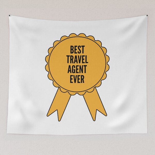 Item preview, Best Travel agent Ever Gold Medal Achievement designed and sold by SVPOD.