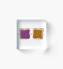 Peanut Butter & Jelly Friends Acrylic Block