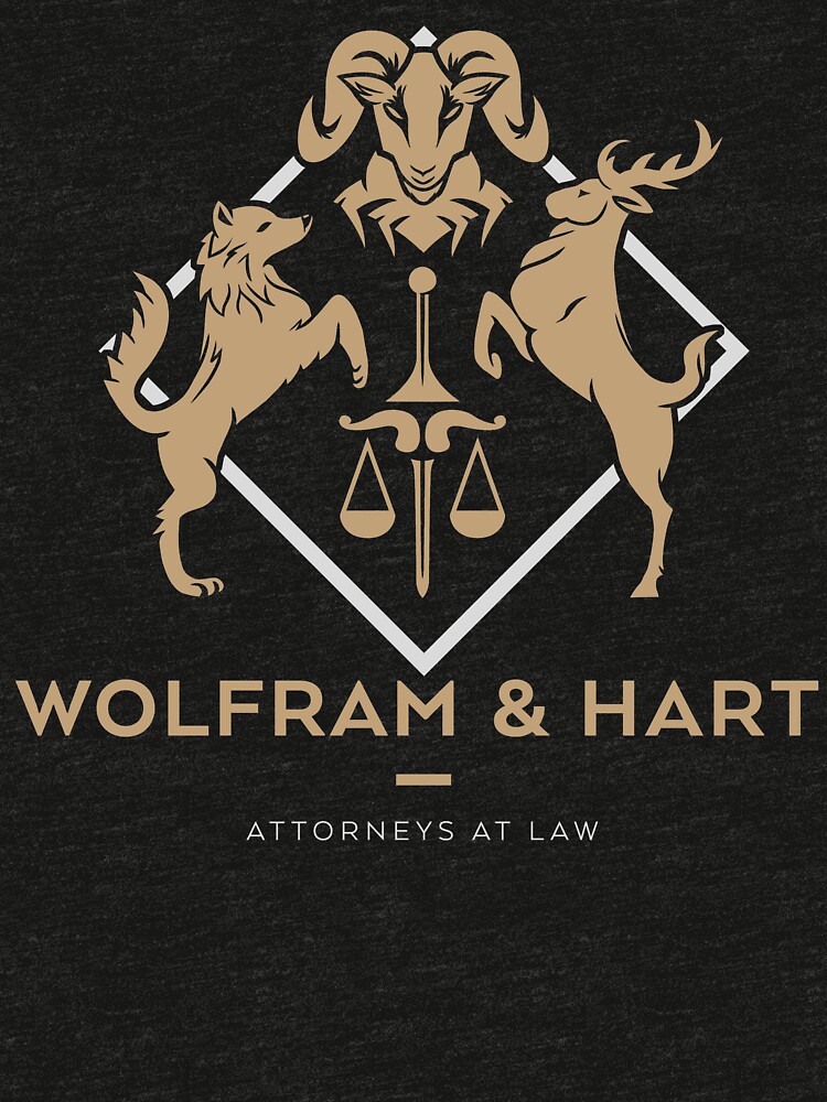 wolfram and hart t shirt