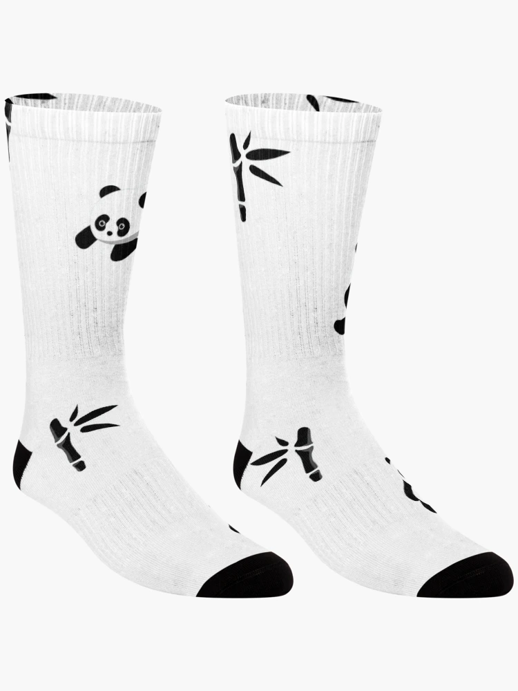 Thumbnail 3 of 5, Socks, Panda pattern designed and sold by Sunset Design.