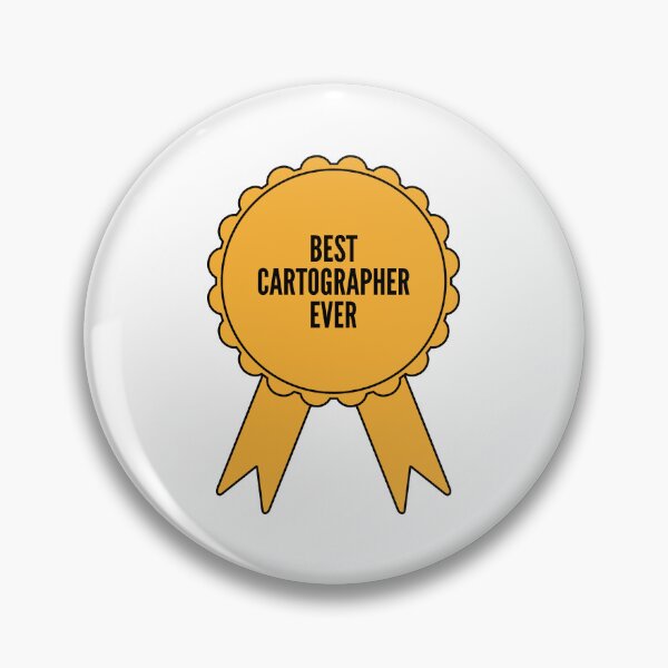 Item preview, Best Cartographer Ever Gold Medal Achievement designed and sold by SVPOD.