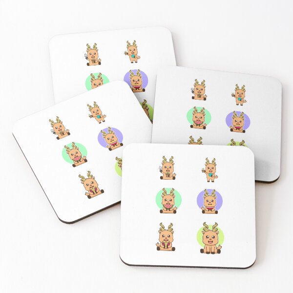 Item preview, adorable goat sticker pack designed and sold by Zakaria-4.