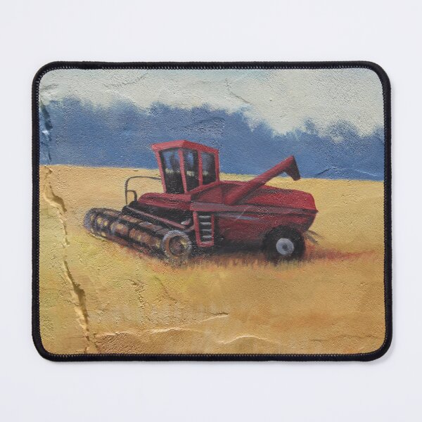 Item preview, Combine harvesting rice designed and sold by LeJeuneGifts.