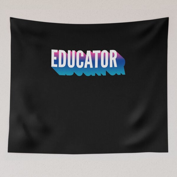 Item preview, Educator With Long Gradient Shadow designed and sold by SVPOD.
