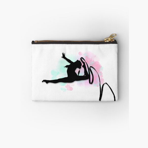 Item preview, Rhythmic Gymnast Ribbon Silhouette designed and sold by rgangela99.