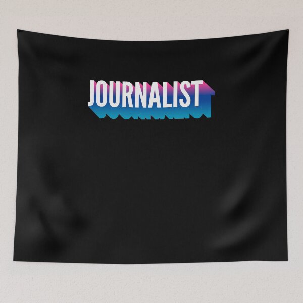 Item preview, Journalist With Long Gradient Shadow designed and sold by SVPOD.