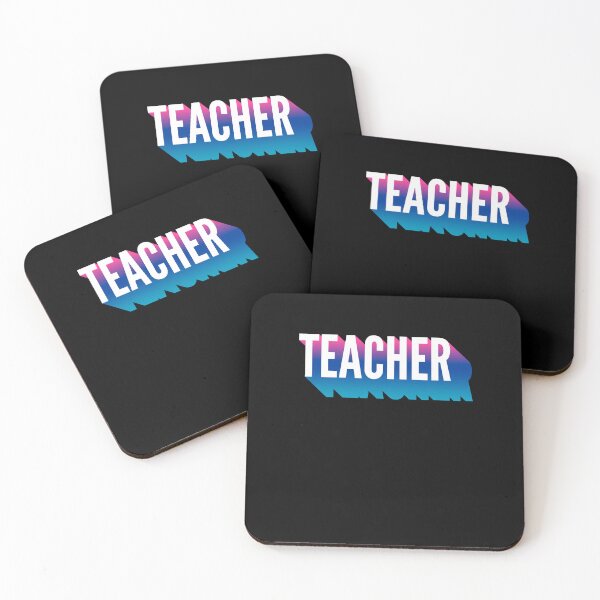Item preview, Teacher With Long Gradient Shadow designed and sold by SVPOD.
