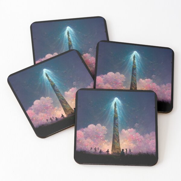 Item preview, Faeries Dancing Around an Obelisk designed and sold by KAOZcreations.