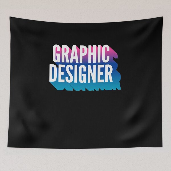 Item preview, Graphic Designer With Long Gradient Shadow designed and sold by SVPOD.