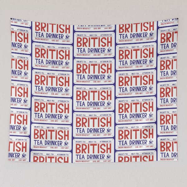 Item preview, British Tea Drinker designed and sold by VicEllisArt.