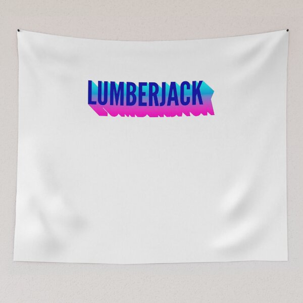 Item preview, Lumberjack With Long Gradient Shadow designed and sold by SVPOD.