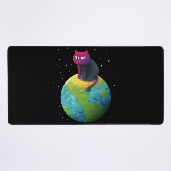 Item preview, Unimpressed Cat Sitting on Top of the Planet designed and sold by JoseloRochaArt.