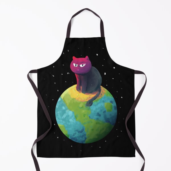 Item preview, Unimpressed Cat Sitting on Top of the Planet designed and sold by JoseloRochaArt.
