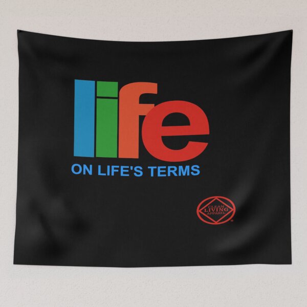 Item preview, Life On Life's Terms Narcotics Anonymous Gifts Shirts NA AA designed and sold by adorableacademy.