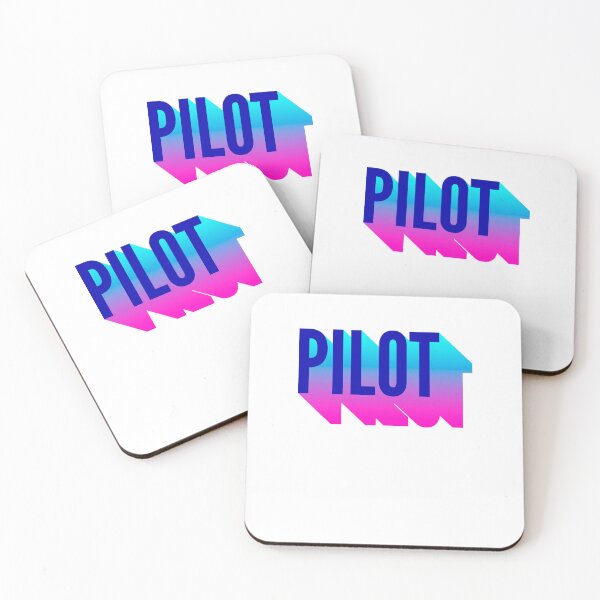 Item preview, Pilot With Long Gradient Shadow designed and sold by SVPOD.