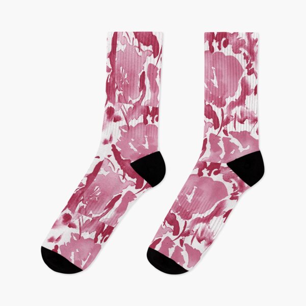Item preview, Watercolor Dusty Soft Pink Abstract Floral Color Garden Flowers Splash IV designed and sold by Irina Sztukowski.