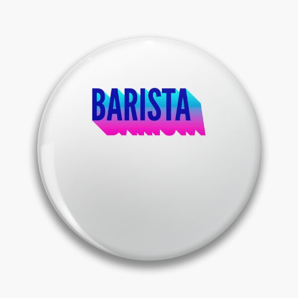 Item preview, Barista With Long Gradient Shadow designed and sold by SVPOD.