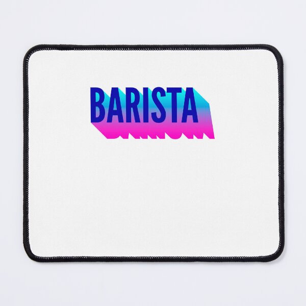 Item preview, Barista With Long Gradient Shadow designed and sold by SVPOD.