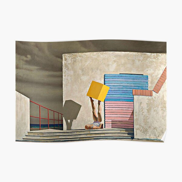 Jeffrey smart morning practrice baia 1969 Poster