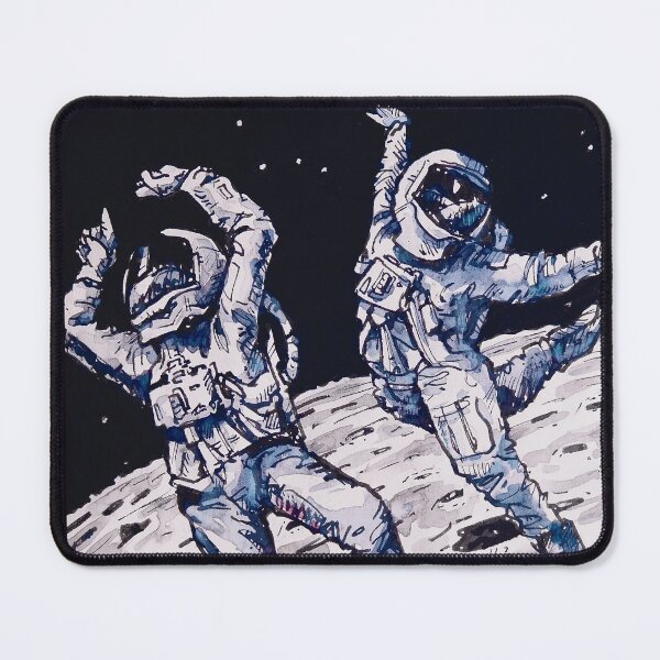 Item preview, Astronauts dancing on the moon designed and sold by Fernand de Wolf.