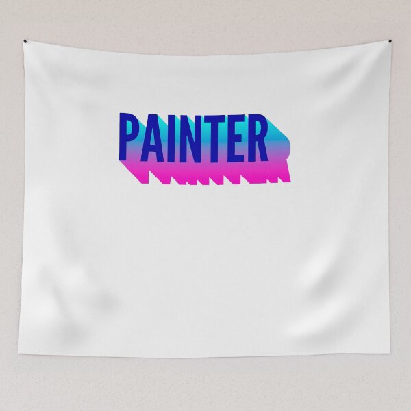 Item preview, Painter With Long Gradient Shadow designed and sold by SVPOD.
