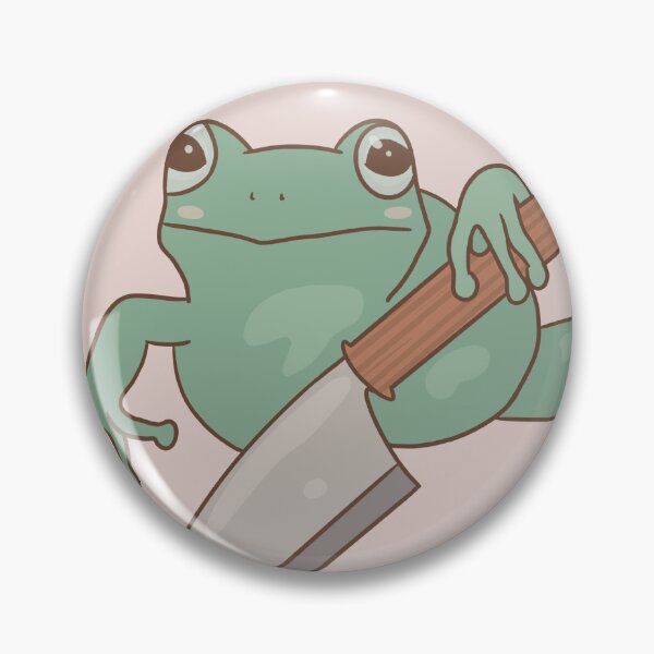 Item preview, Frog w/ knife pin style 4 designed and sold by Its-vailentino.