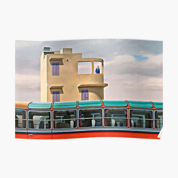 Jeffrey smart near knossos 1973 Poster