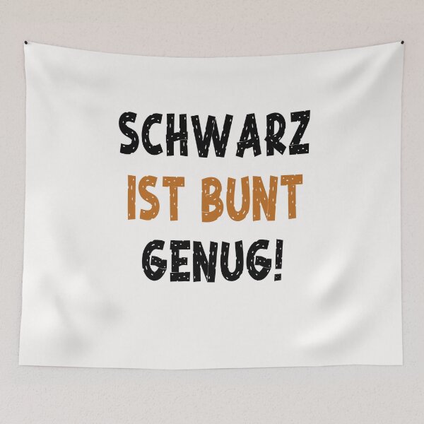 Item preview,  Schwarz ist bunt genug Sarkasmus Sarkastisch designed and sold by toufikpromo.
