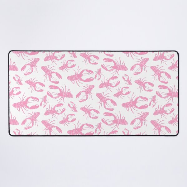 Item preview, Lobsters - Block Lino Print Lobsters - Crustacean Core - Pink designed and sold by RosalieReeves.