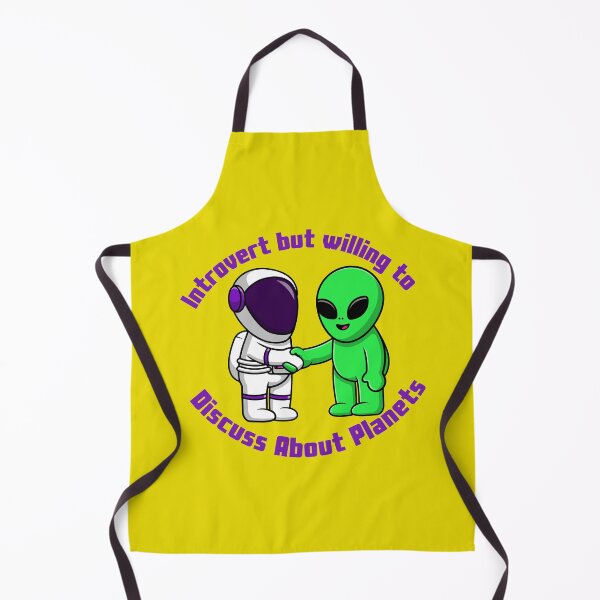 Item preview, Introvert But Willing To Discuss About Planets funny Aliens and Astronaut Meet designed and sold by Artistusha.