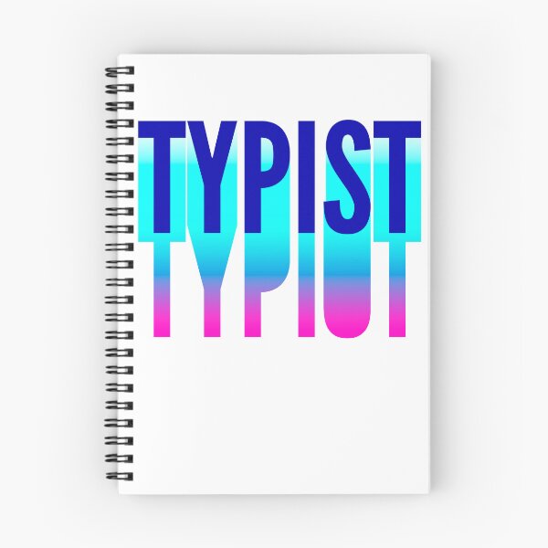 Item preview, Typist With Long Gradient Shadow designed and sold by SVPOD.