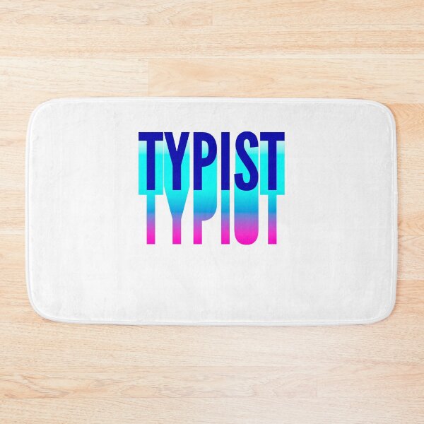Item preview, Typist With Long Gradient Shadow designed and sold by SVPOD.