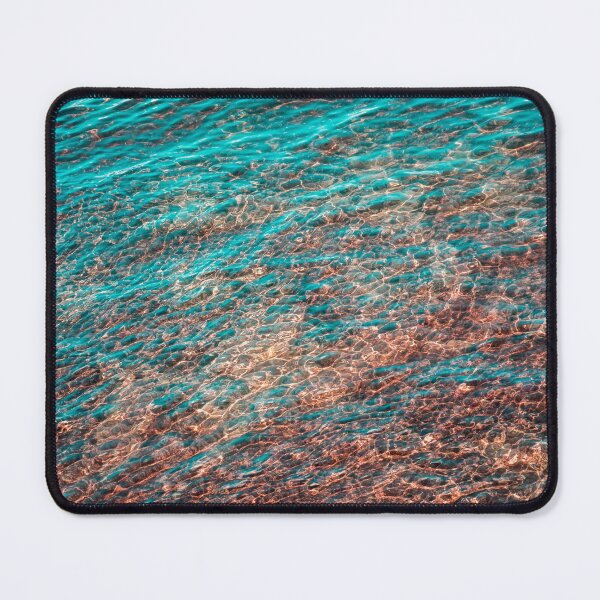 Item preview, Mesmeric Layers and Patterns - Undersea in Rich Teal Turquoise Burnt Sienna and Umber Hues designed and sold by Georgia Mizuleva.