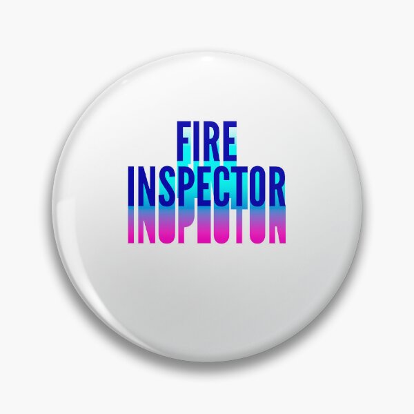 Item preview, Fire inspector With Long Gradient Shadow designed and sold by SVPOD.