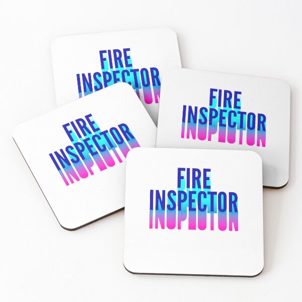 Item preview, Fire inspector With Long Gradient Shadow designed and sold by SVPOD.