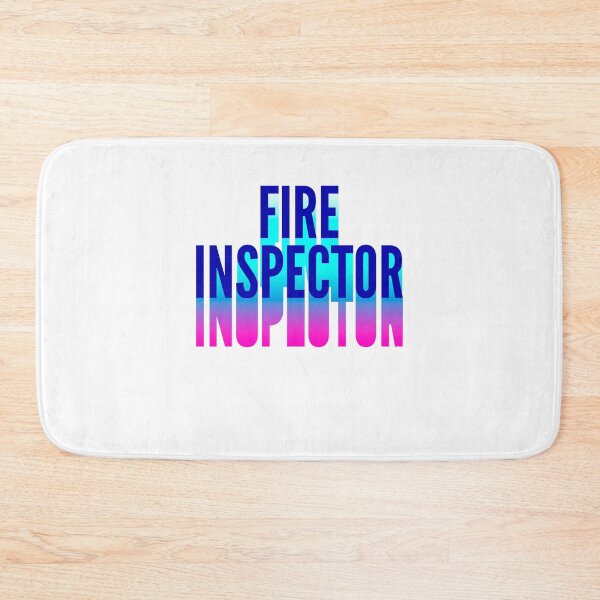 Item preview, Fire inspector With Long Gradient Shadow designed and sold by SVPOD.