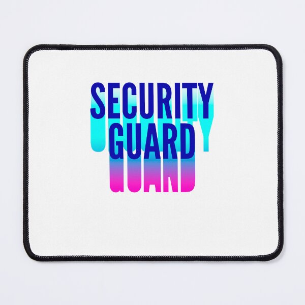 Item preview, Security guard With Long Gradient Shadow designed and sold by SVPOD.