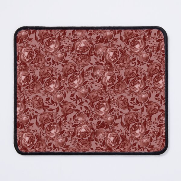 Item preview, Burgundy Red Peonies-Floral Pattern designed and sold by Lupita Blu.