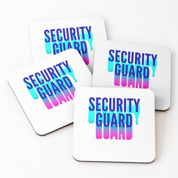 Item preview, Security guard With Long Gradient Shadow designed and sold by SVPOD.