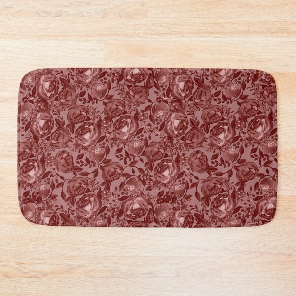 Item preview, Burgundy Red Peonies-Floral Pattern designed and sold by Lupita  Blu.